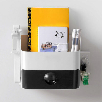 Wall-Mounted Storage Basket for Bedside Organization