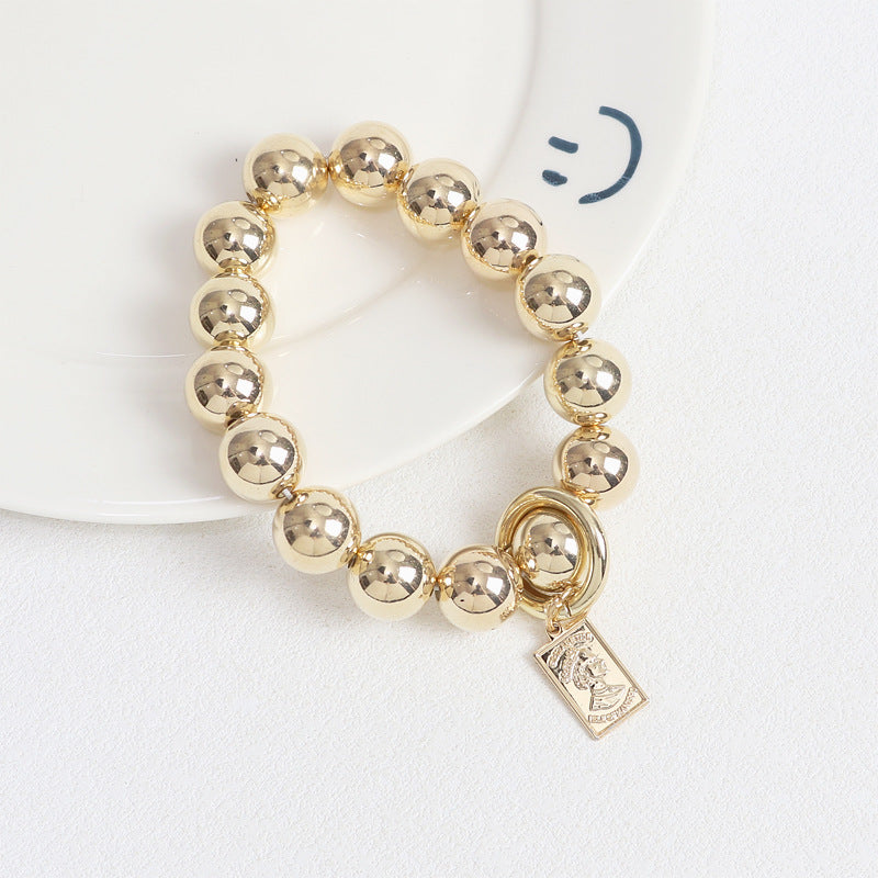 Electroplated Beaded Pendant for Phone Case Accessories