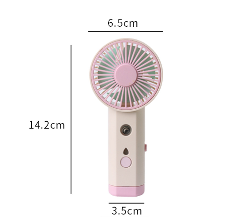 Mini Rechargeable Hand-held Fan with Calming Sound