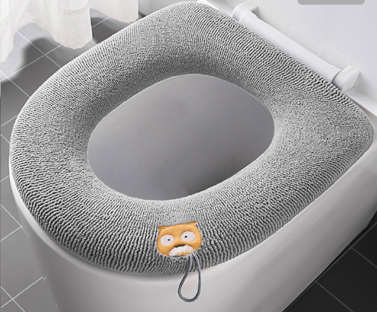 Knitted Toilet Seat Cover