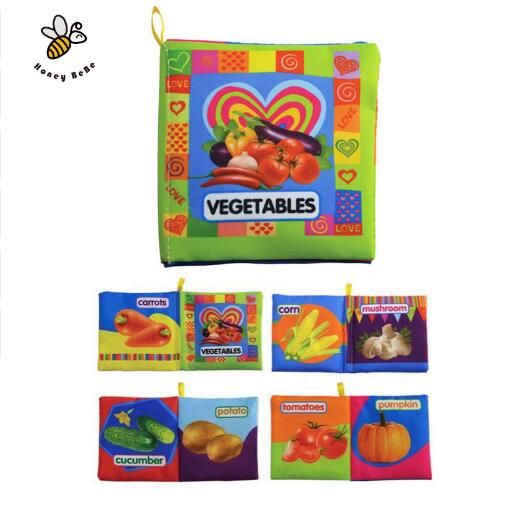 Baby English Fabric Book for Early Education and Learning
