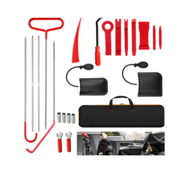 Car Tool Kit with Air Wedge Bag