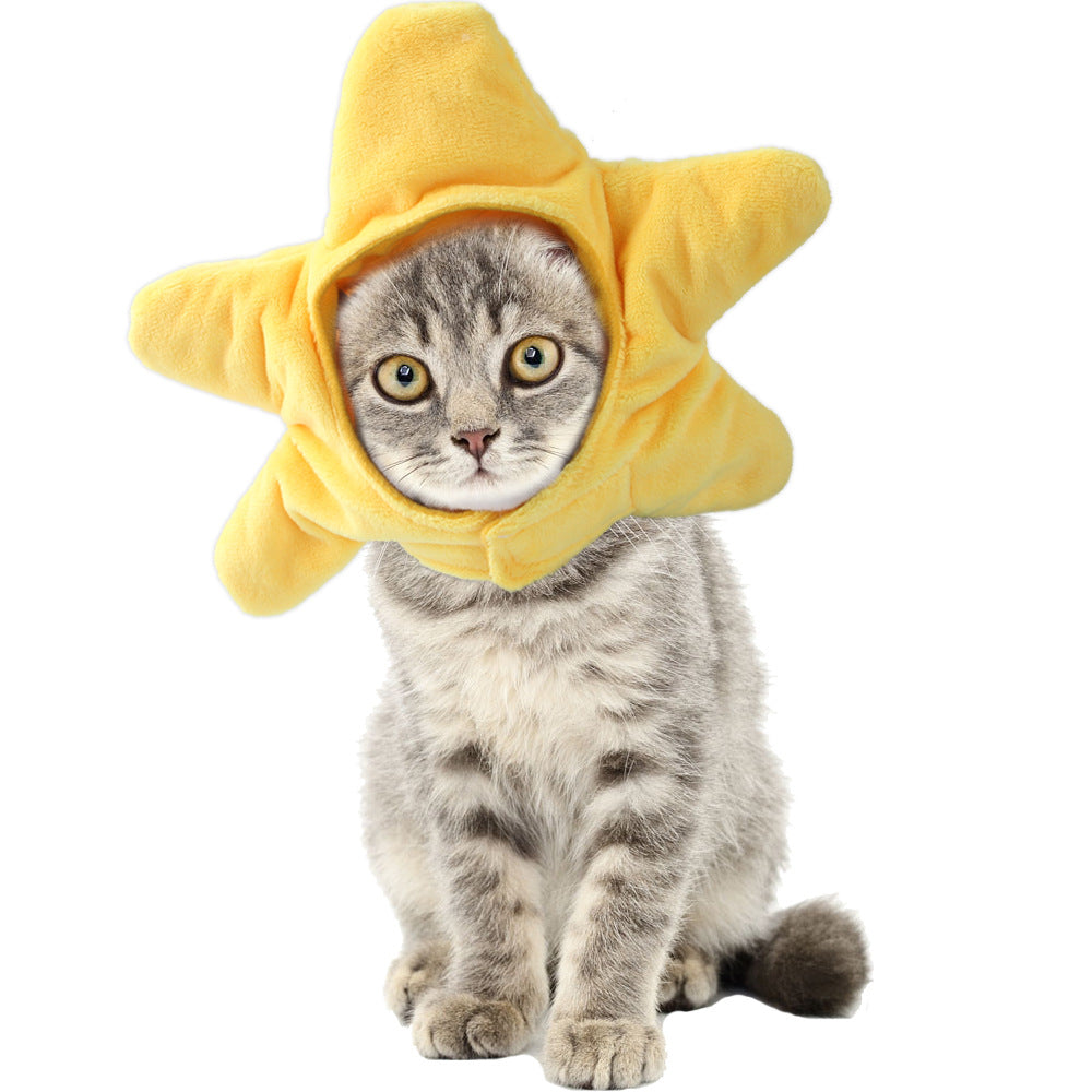 Teddy Dress Up Flower Cat Headgear Pet Supplies