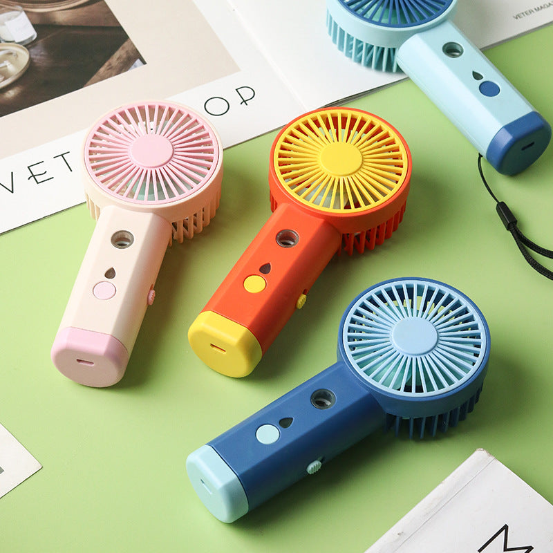 Mini Rechargeable Hand-held Fan with Calming Sound