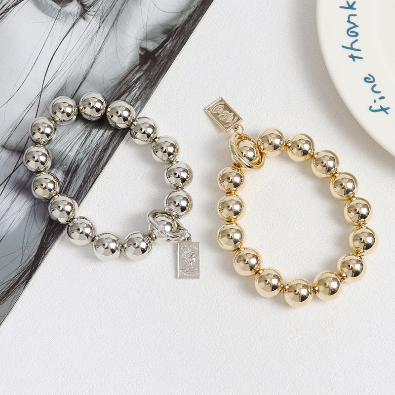 Electroplated Beaded Pendant for Phone Case Accessories