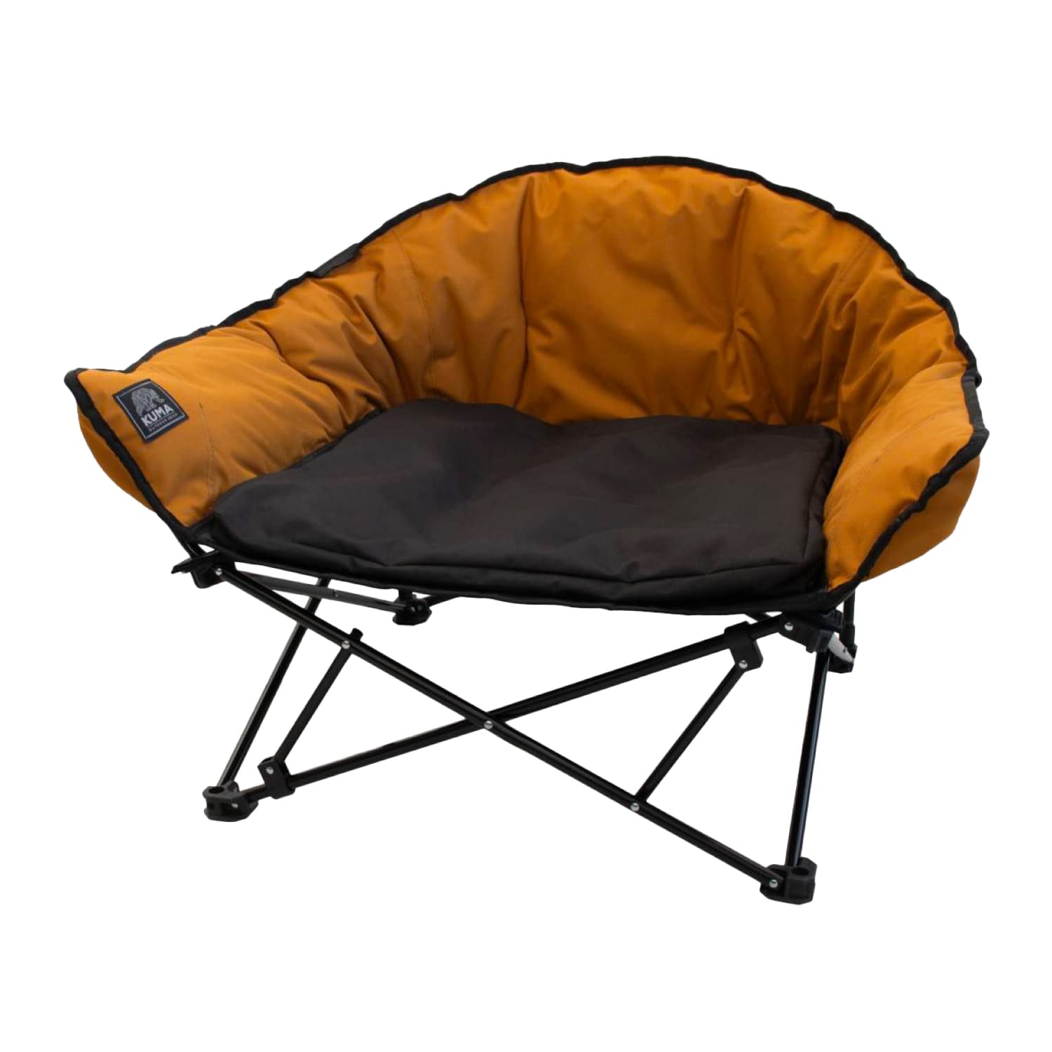 Kuma Outdoor Gear Lazy Bear Dog Bed with Carry Bag Ultimate Portable Luxury Outdoor Dog Bed for Camping Glamping & Outdoor Adventures (Sierra/Black)